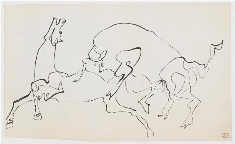 illustration of bulls by pablo picasso